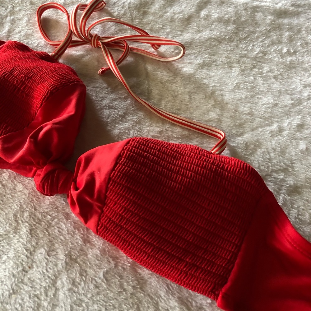 🆕 Mae | Red Strip Bikini - Picture 3 of 6